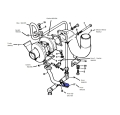 96K501 - Marshall Turbo oil drain pipe hose